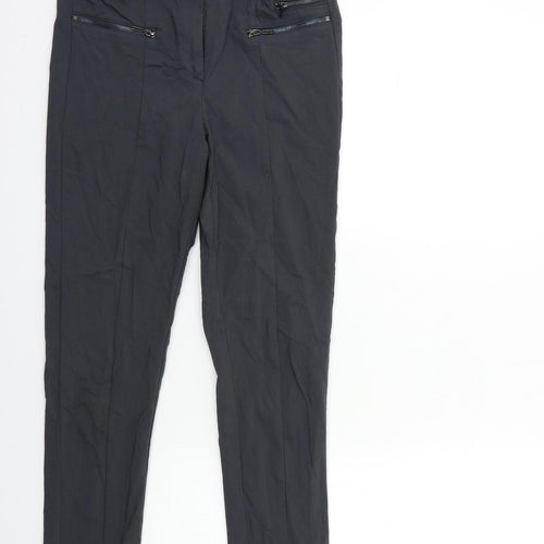 Dorothy Perkins Womens Grey   Trousers  Size 10 L28 in
