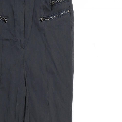 Dorothy Perkins Womens Grey   Trousers  Size 10 L28 in