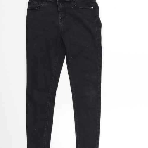Denim & Co. Girls Black  Denim Skinny Jeans Size 9-10 Years