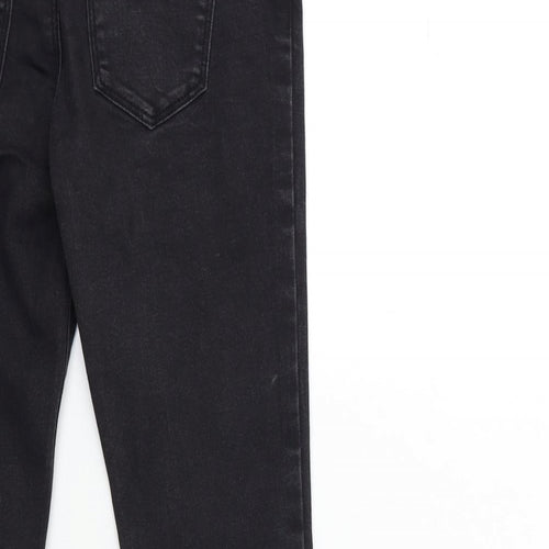 Denim & Co. Girls Black  Denim Skinny Jeans Size 9-10 Years
