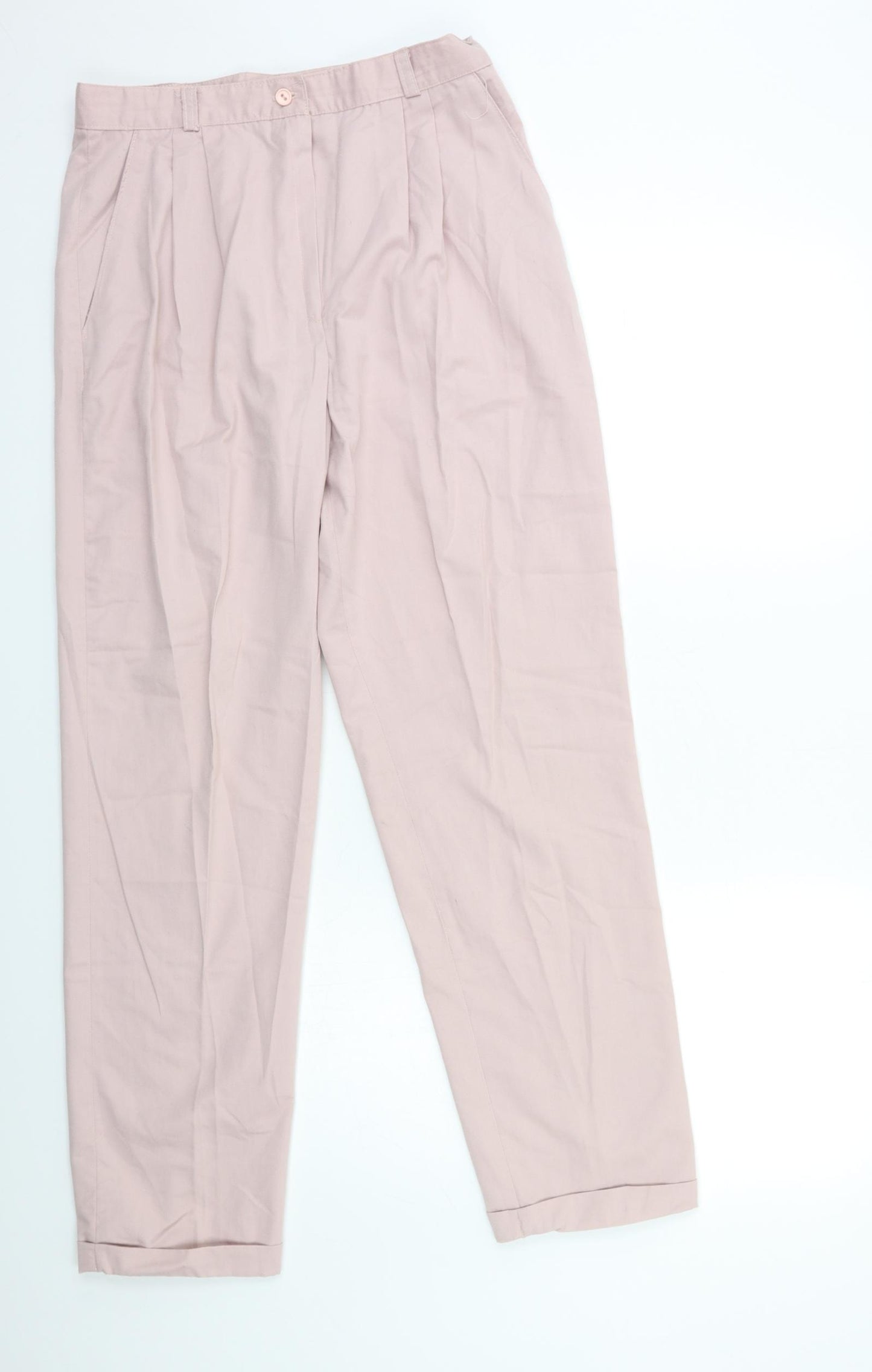 Preworn Womens Pink   Trousers  Size 16 L31 in