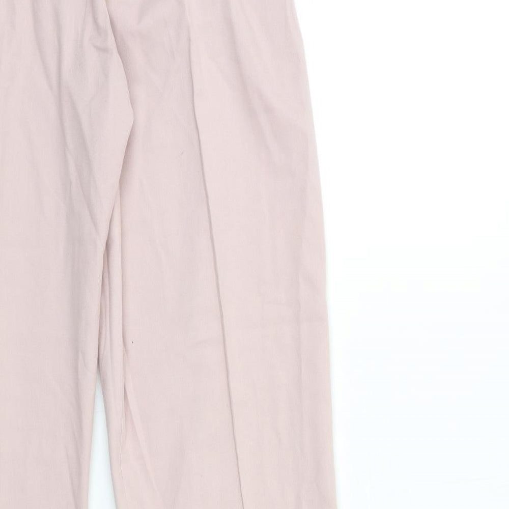 Preworn Womens Pink   Trousers  Size 16 L31 in