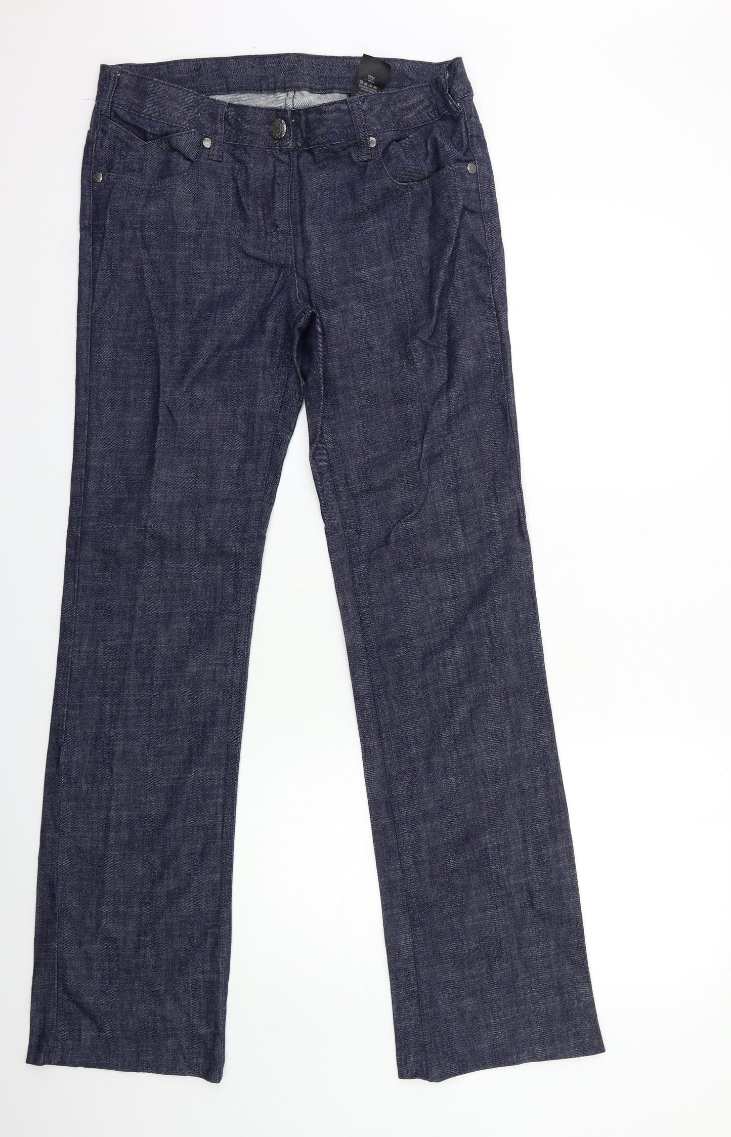 NEXT Womens Blue  Denim Bootcut Jeans Size 10 L33 in