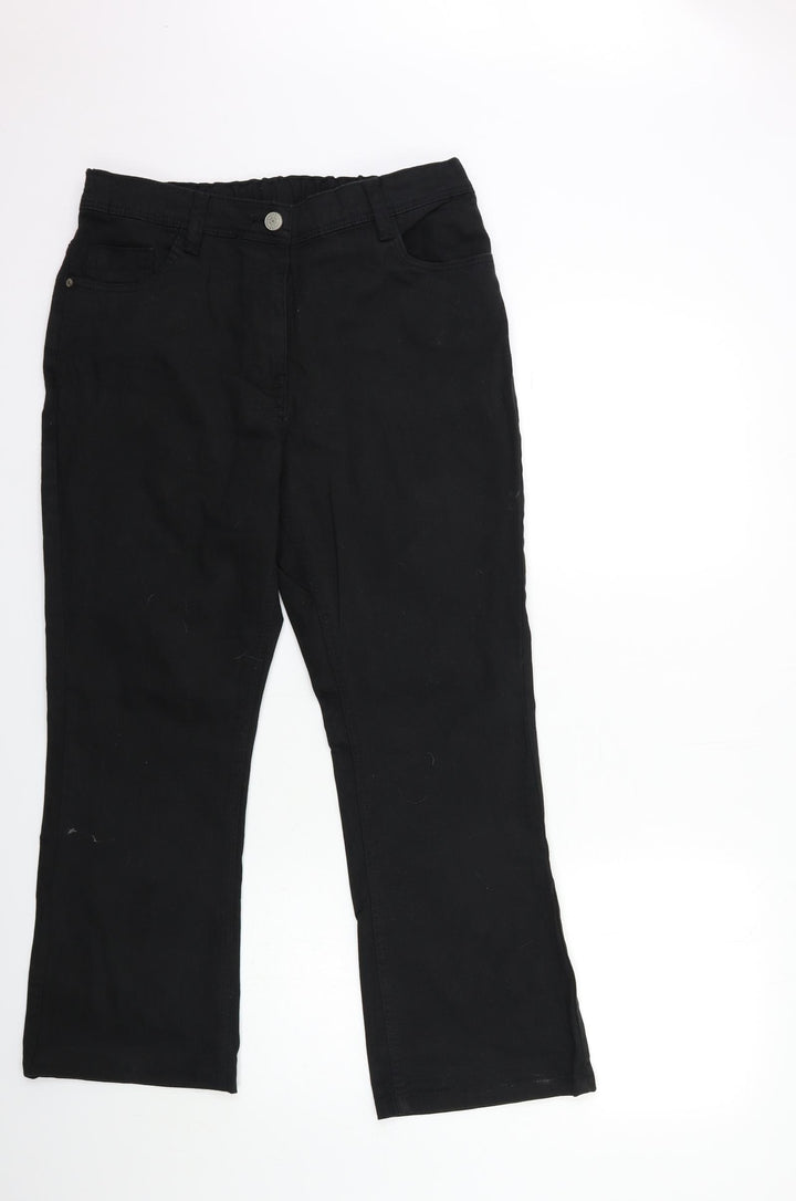 christie Womens Black Denim Bootcut Jeans Size 34 in L28 in