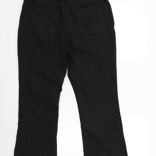 christie Womens Black  Denim Bootcut Jeans Size 34 in L28 in