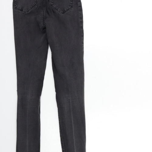 Denim & Co. Womens Black  Denim Skinny Jeans Size 8 L30 in