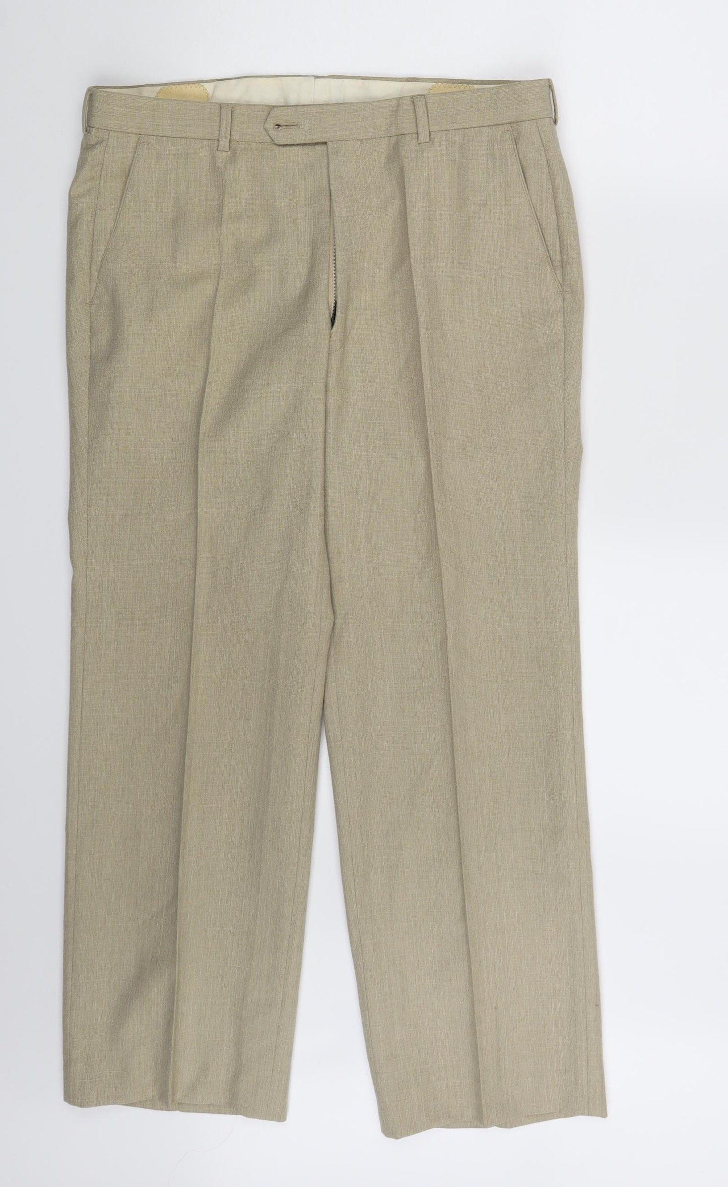 DAKS Womens Beige   Dress Pants Trousers One Size L26 in