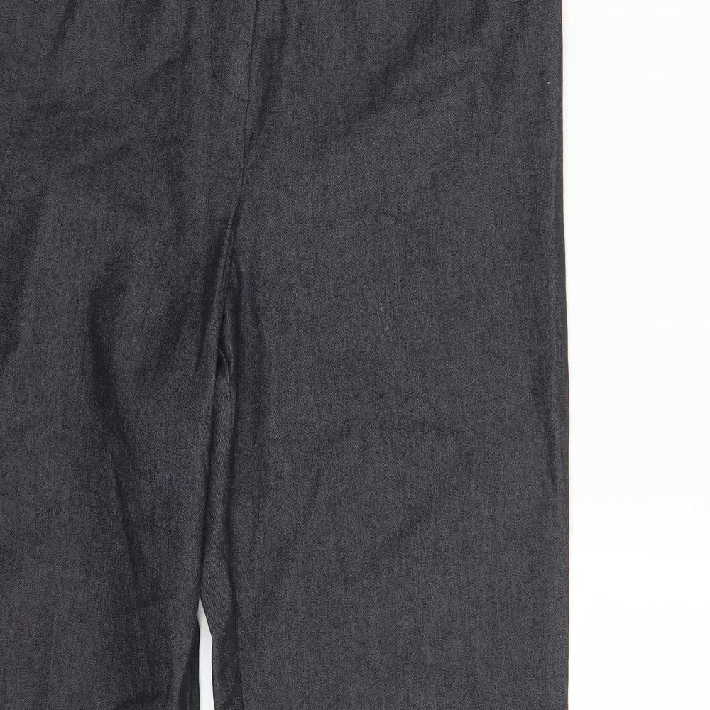 Papaya Womens Grey   Trousers  Size 10 L29 in