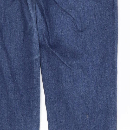 Preworn Womens Blue  Denim Jegging Leggings One Size L30.5 in
