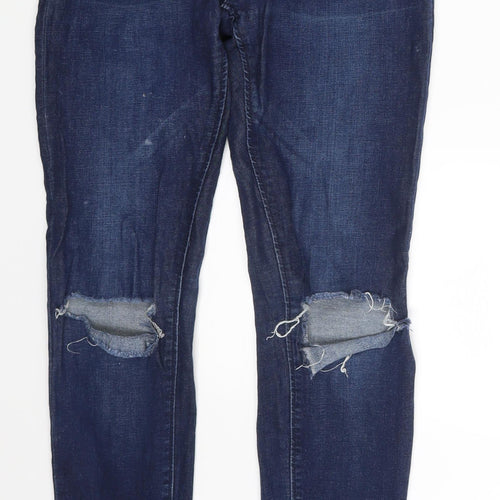 FOREVER 21 Womens Blue  Denim Skinny Jeans Size 28 in L28 in