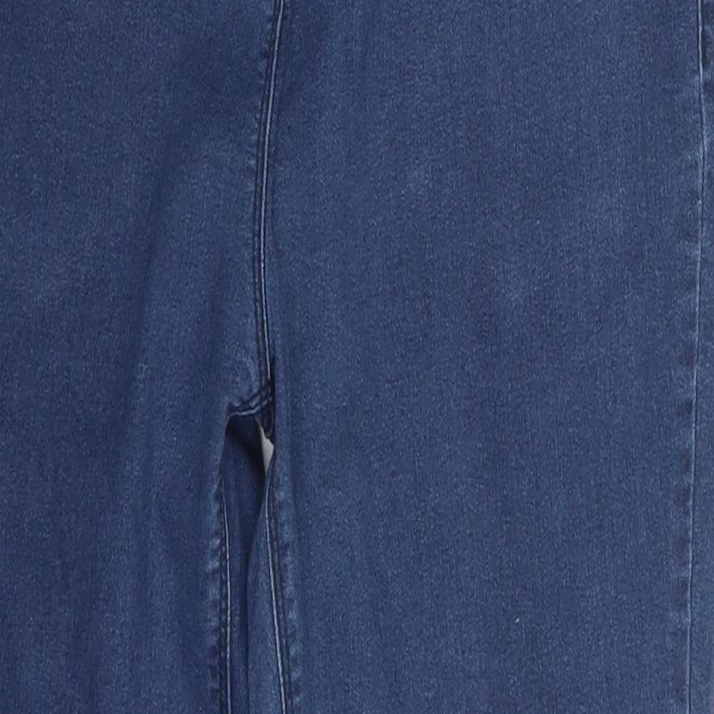 George Womens Blue  Denim Jegging Leggings Size 14 L27 in