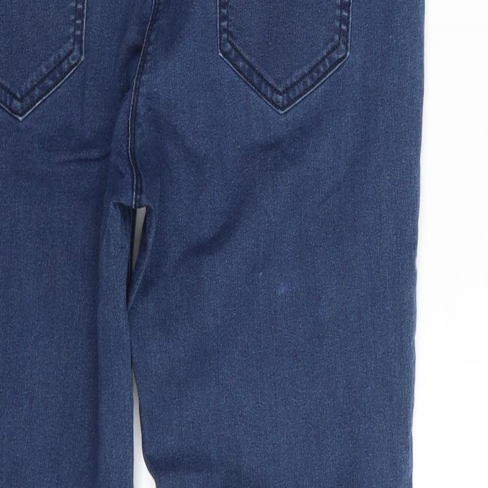 George Womens Blue  Denim Jegging Leggings Size 14 L27 in
