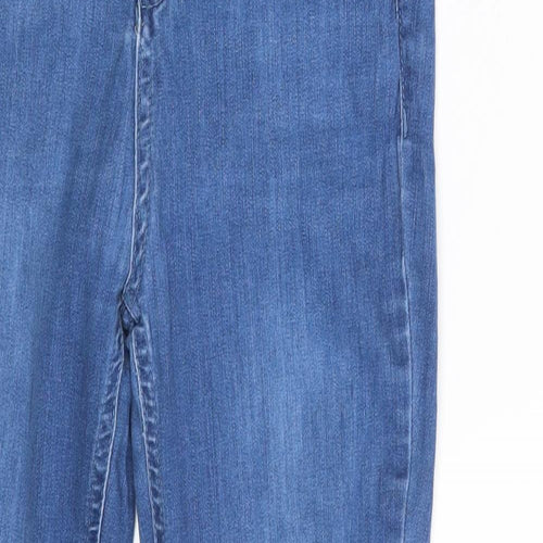 Preworn Womens Blue  Denim Skinny Jeans Size 10 L27 in