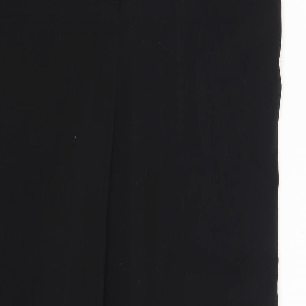 Magi-Fit Womens Black   Dress Pants Trousers Size 12 L28 in