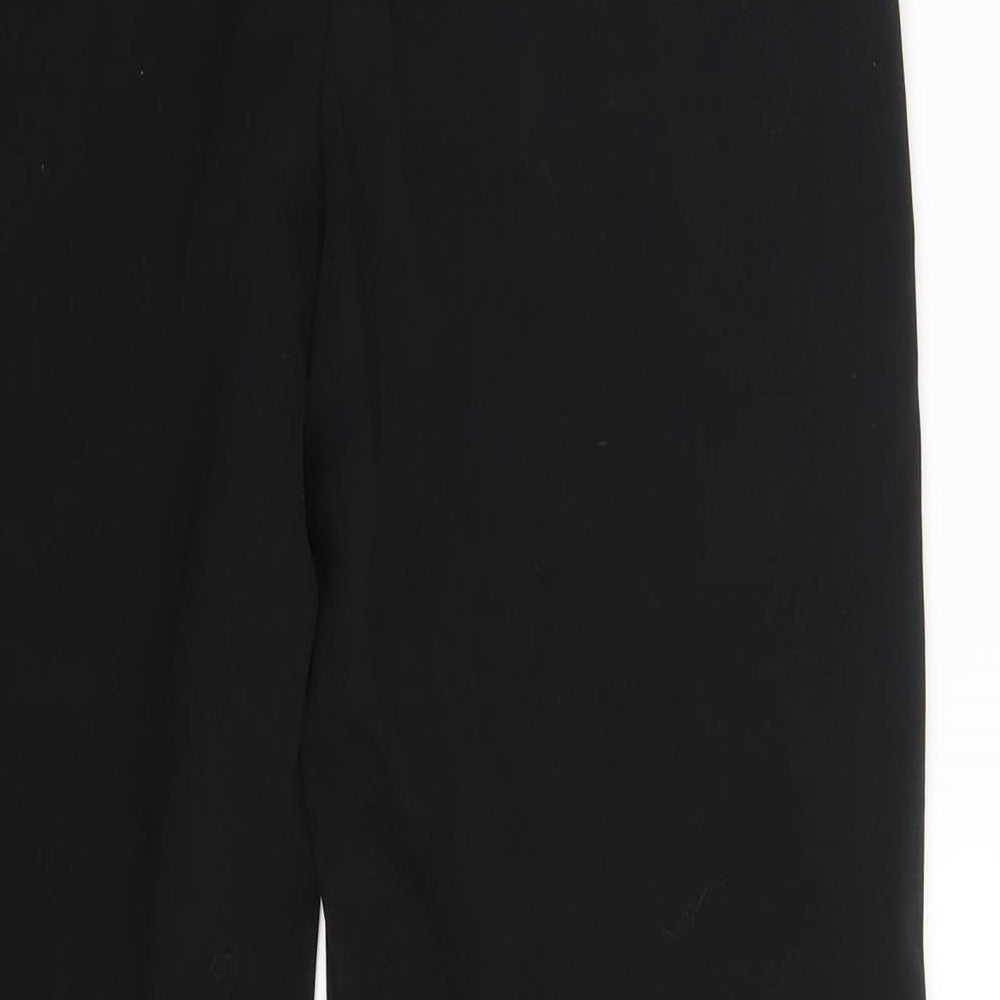 Magi-Fit Womens Black   Dress Pants Trousers Size 12 L28 in