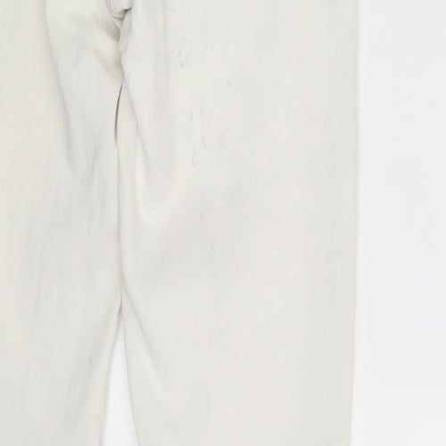 Denim Co. Womens White  Denim Skinny Jeans Size 8 L30 in