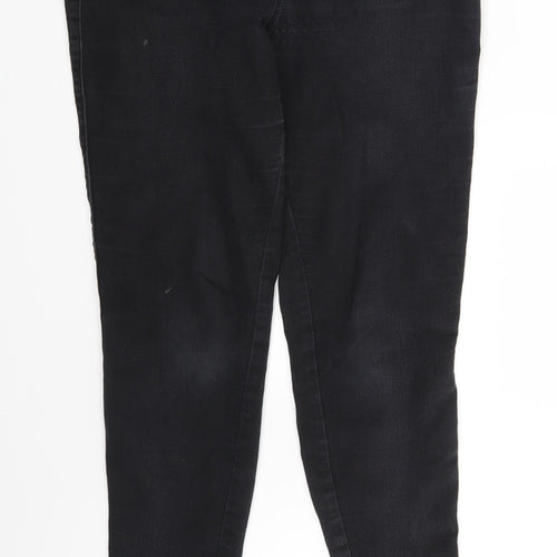 Denim Co. Womens Black  Denim Jegging Leggings Size 10 L28 in