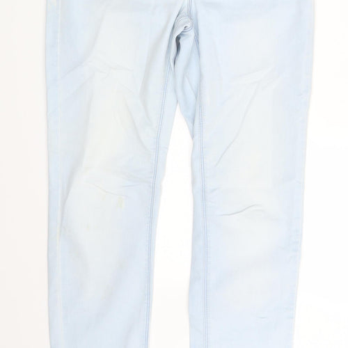 New Look Womens Blue  Denim Jegging Leggings Size 8 L28 in
