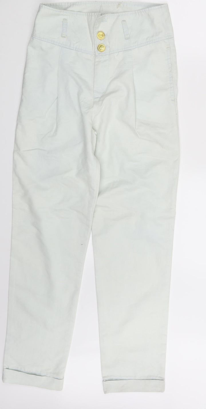 Motel Womens White Denim Jegging Leggings L29 in