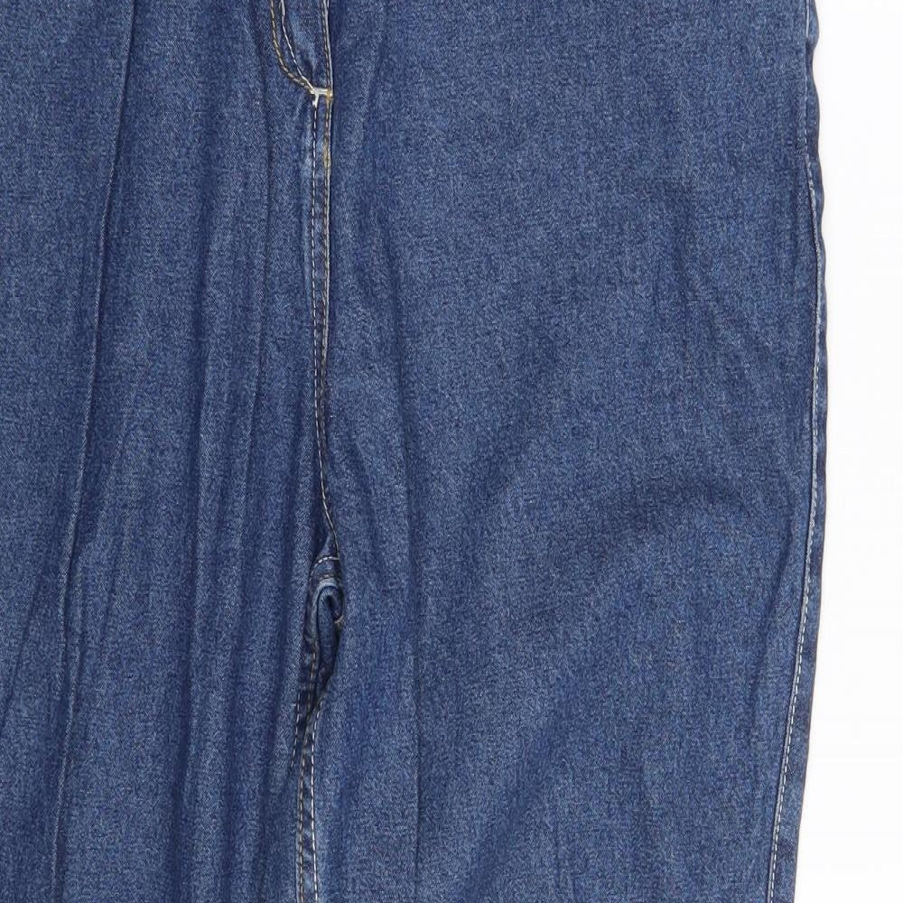 George Womens Blue  Denim Bootcut Jeans Size 16 L29 in
