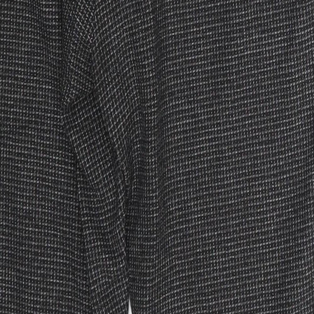 NEXT Womens Black   Chino Trousers Size 8 L26 in
