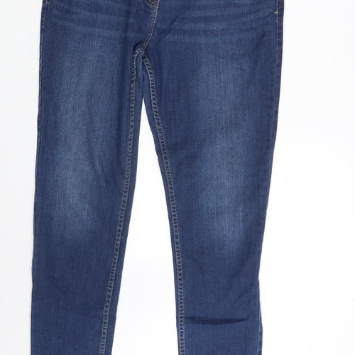 nnext Womens Blue  Denim Straight Jeans Size 16 L31 in