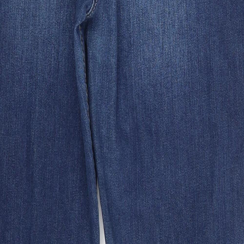 nnext Womens Blue  Denim Straight Jeans Size 16 L31 in