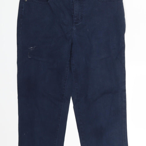 Chaps Womens Blue  Denim Cut-Off Shorts Size 6