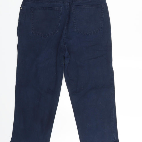Chaps Womens Blue  Denim Cut-Off Shorts Size 6