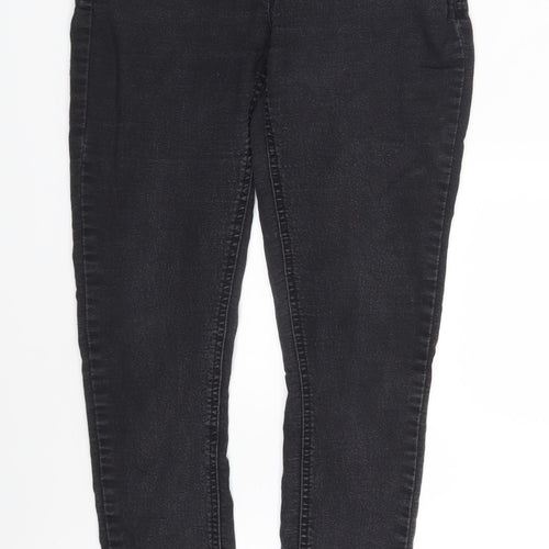 Denim Co. Womens Black  Denim Jegging Leggings Size 12 L28 in