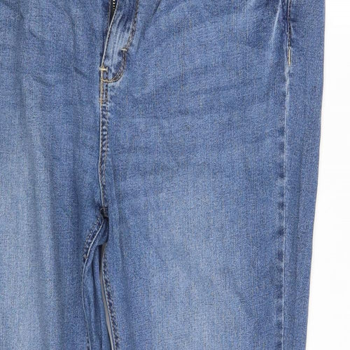 South Womens Blue  Denim Straight Jeans Size 18 L31 in