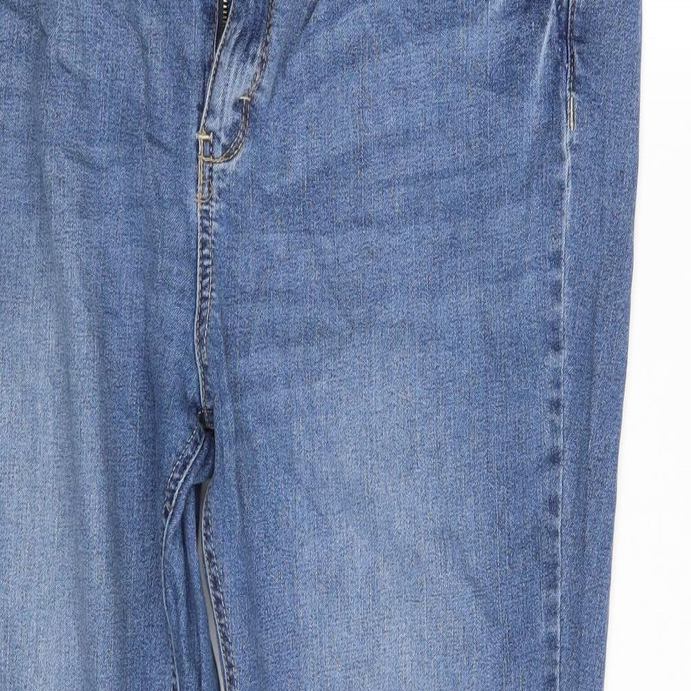 South Womens Blue  Denim Straight Jeans Size 18 L31 in