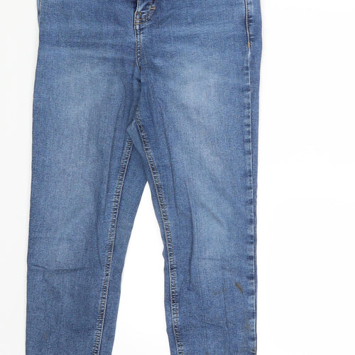 Topshop Womens Blue  Denim Skinny Jeans Size 26 in L25 in