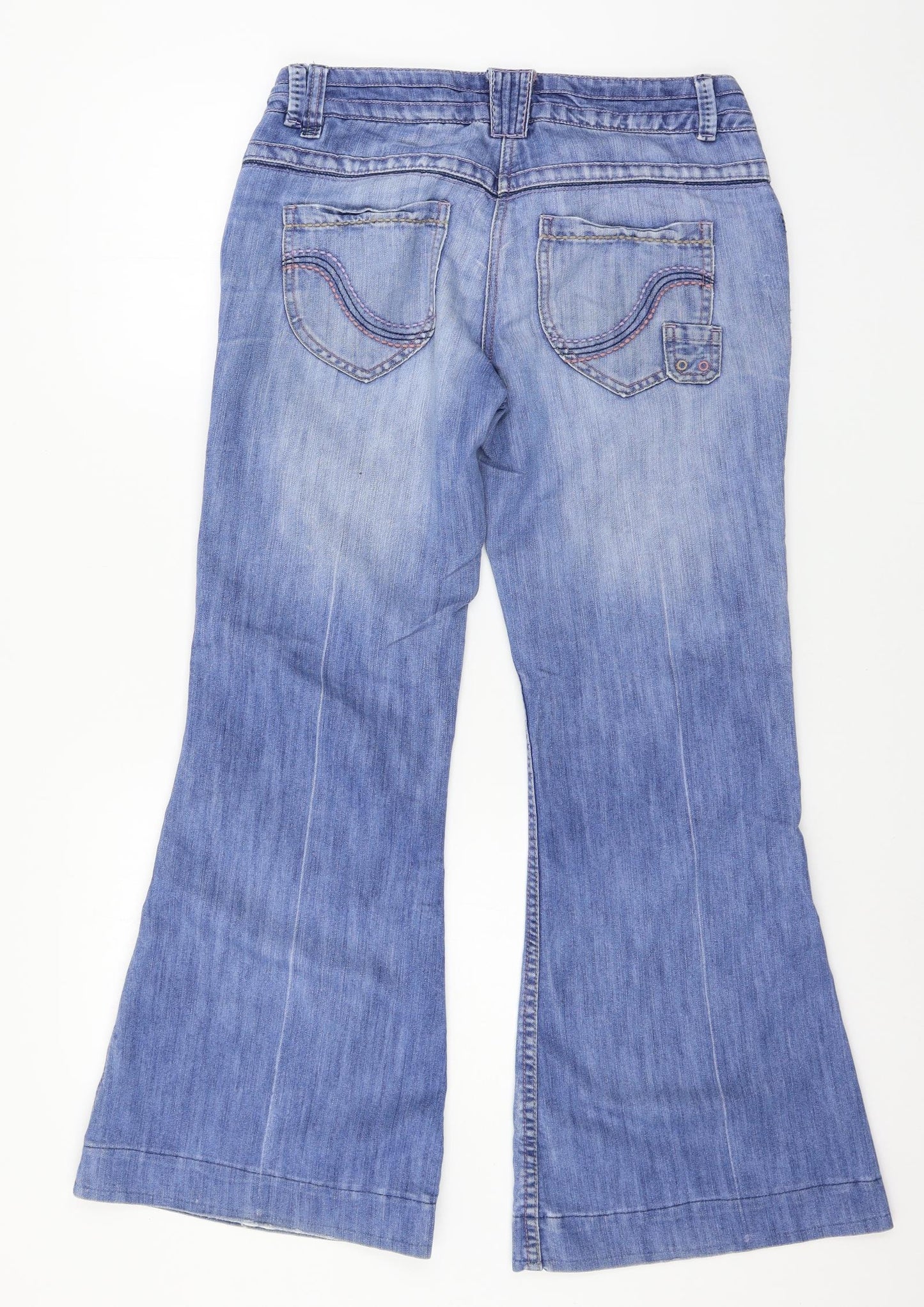 Vintage Denim Womens Blue  Denim Bootcut Jeans Size 12 L28 in