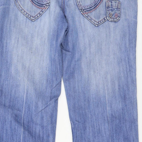 Vintage Denim Womens Blue  Denim Bootcut Jeans Size 12 L28 in
