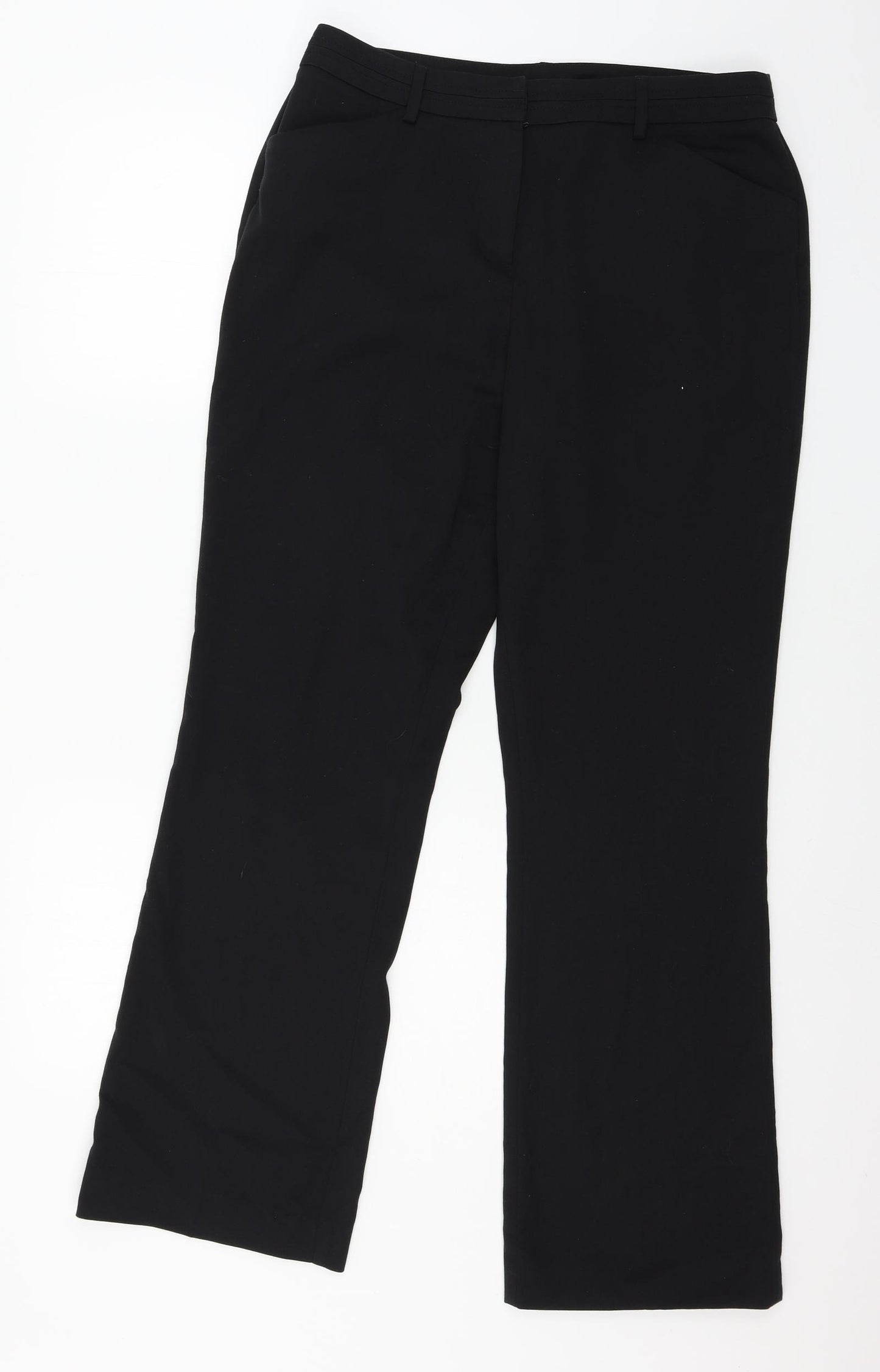 TU Womens Black   Trousers  Size 12 L29 in