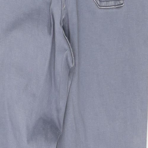 George Womens Grey  Denim Jegging Jeans Size 8 L28 in