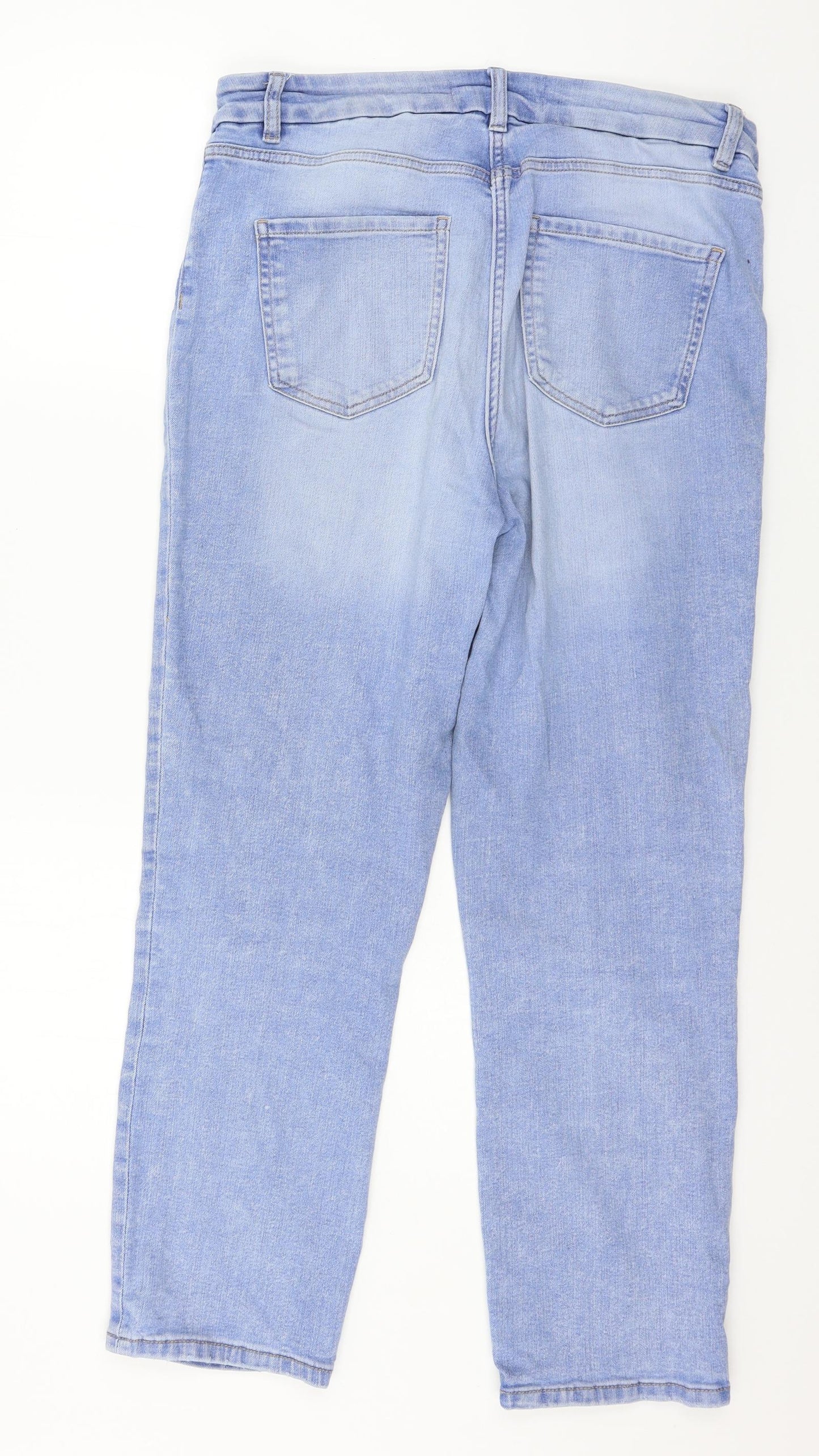 Marks and Spencer Womens Blue  Denim Skinny Jeans Size 12 L25 in