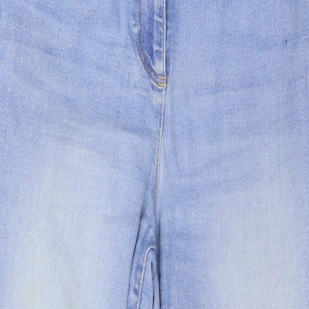 Marks and Spencer Womens Blue  Denim Skinny Jeans Size 12 L25 in