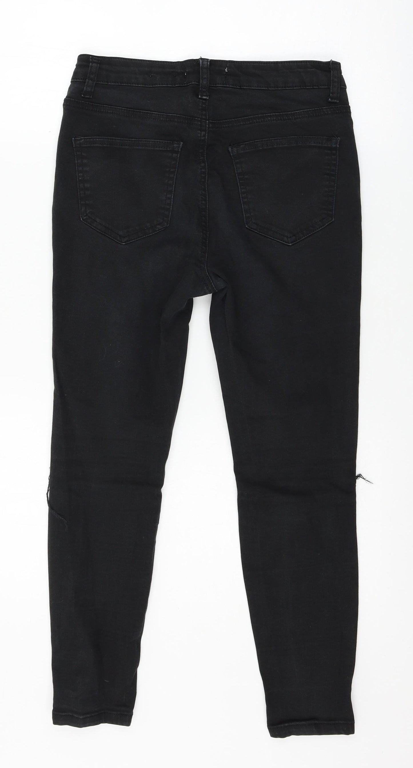 New Look Womens Black  Denim Skinny Jeans Size 10 L23 in