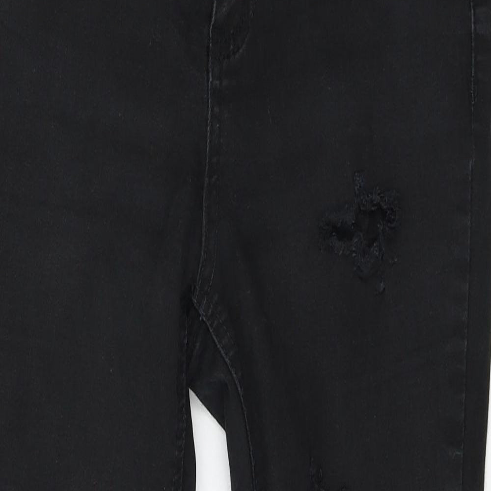 New Look Womens Black  Denim Skinny Jeans Size 10 L23 in