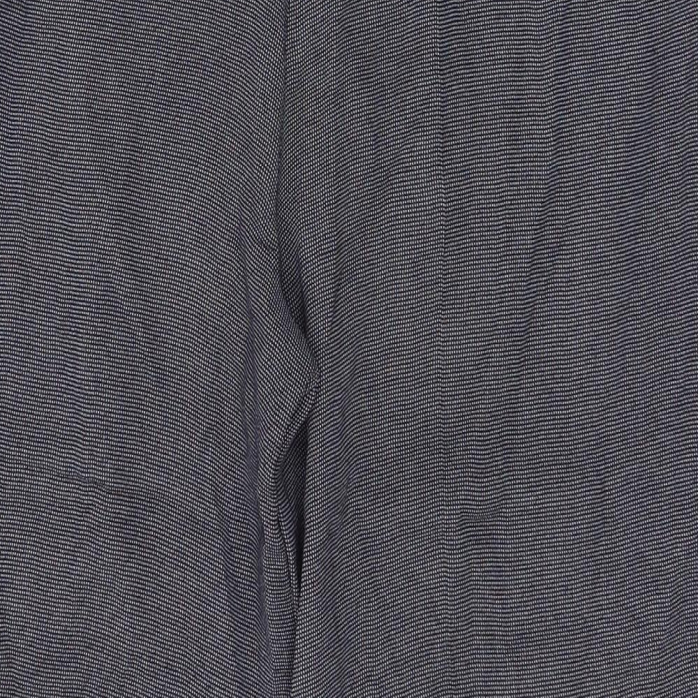 Jaeger Womens Blue Polka Dot  Trousers  Size 12 L25 in