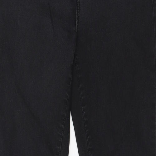 Denim & Co. Womens Grey  Denim Skinny Jeans Size 10 L28 in