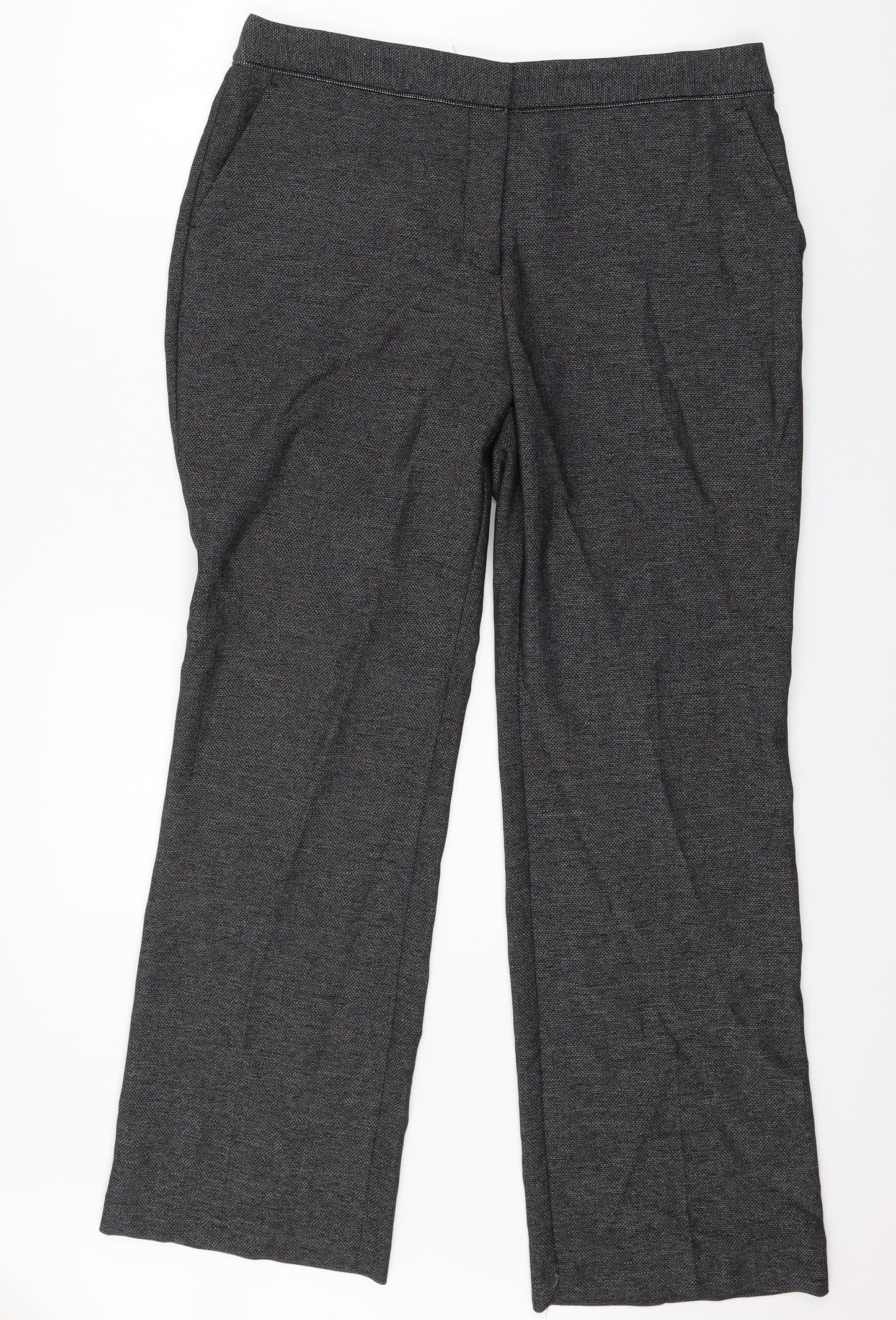 NEXT Womens Black   Trousers  Size 14 L29 in