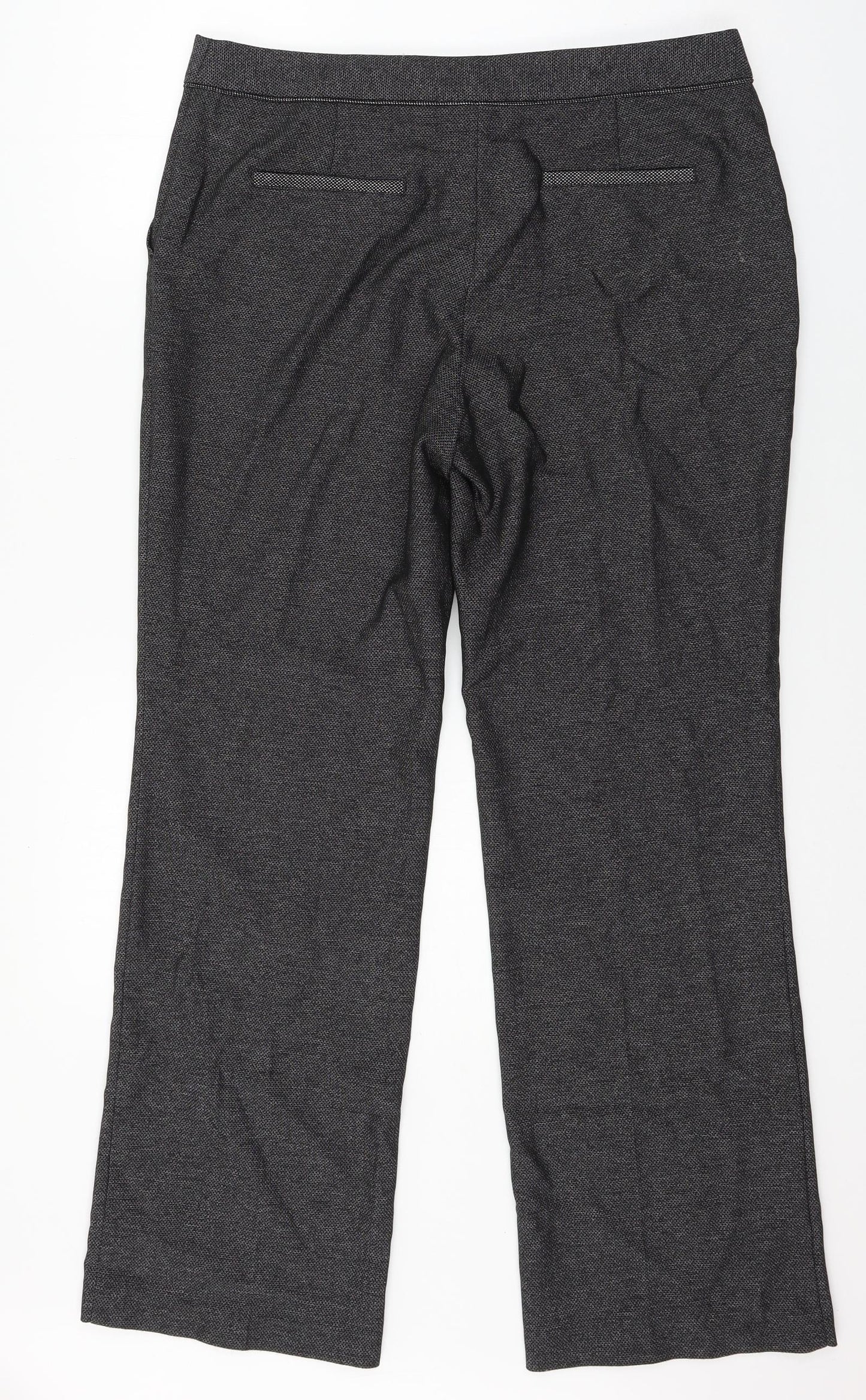 NEXT Womens Black   Trousers  Size 14 L29 in