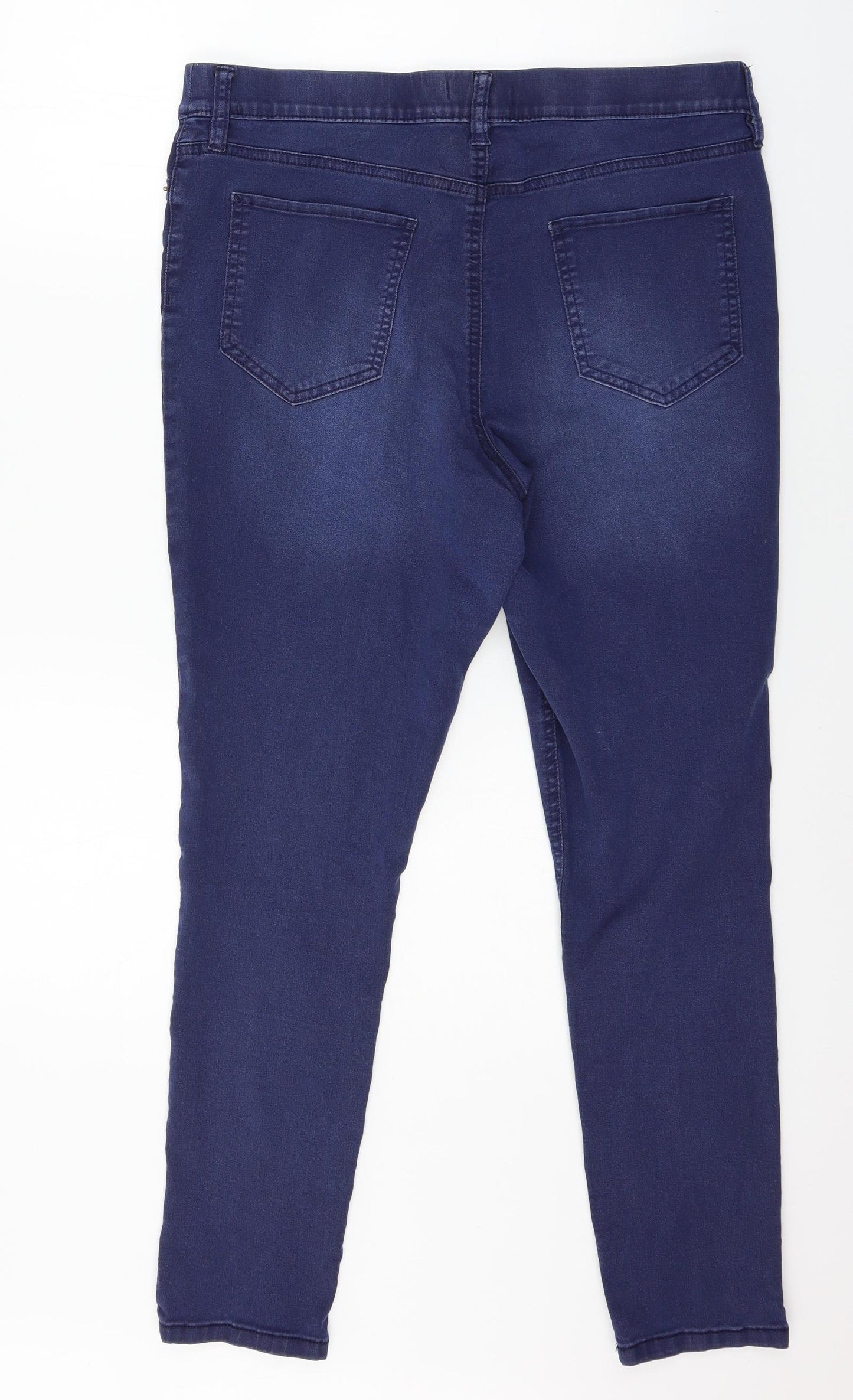 F&F Womens Blue  Denim Jegging Jeans Size 18 L26 in
