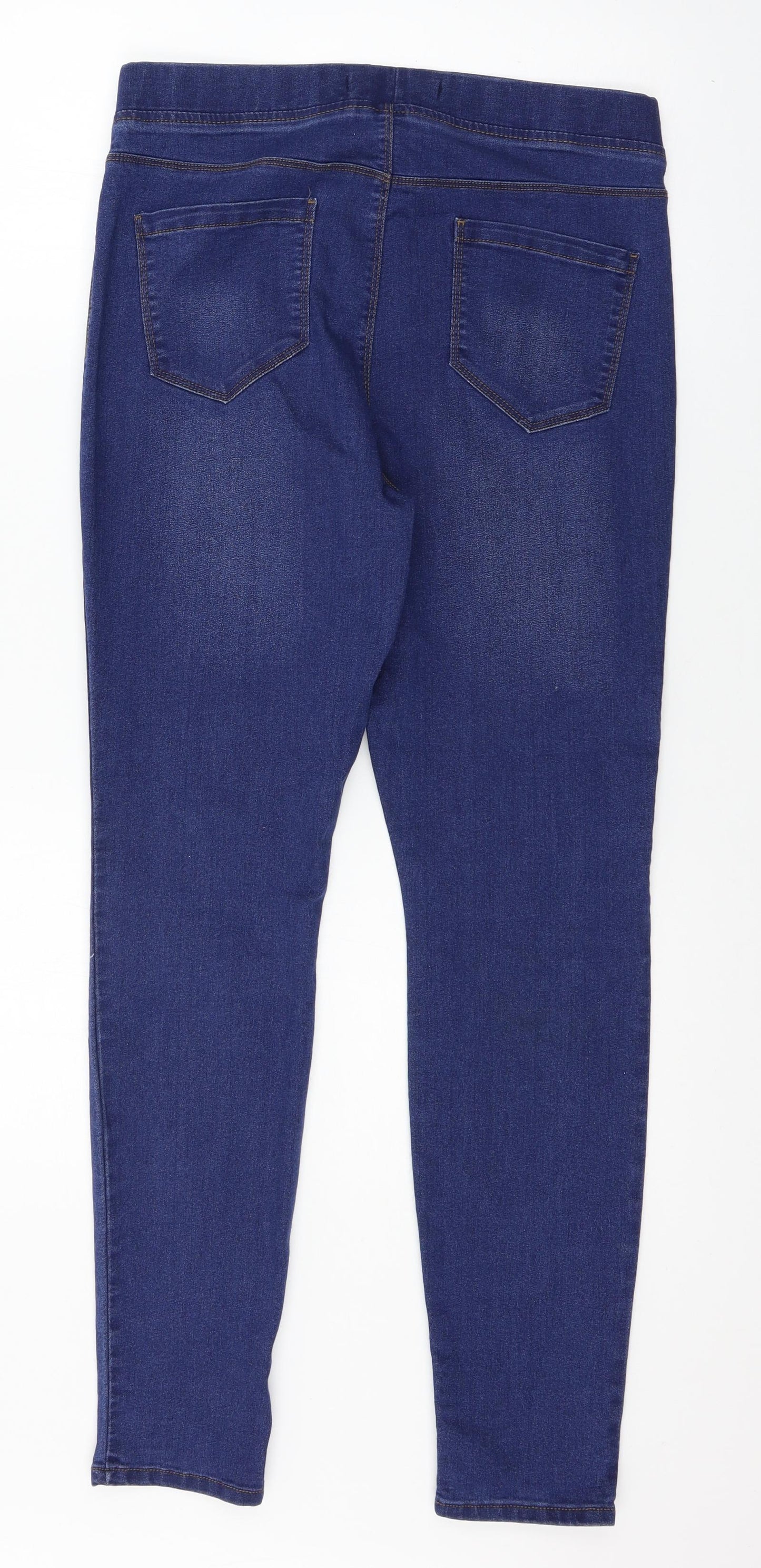 PEP & CO Womens Blue  Denim Jegging Jeans Size 12 L28 in