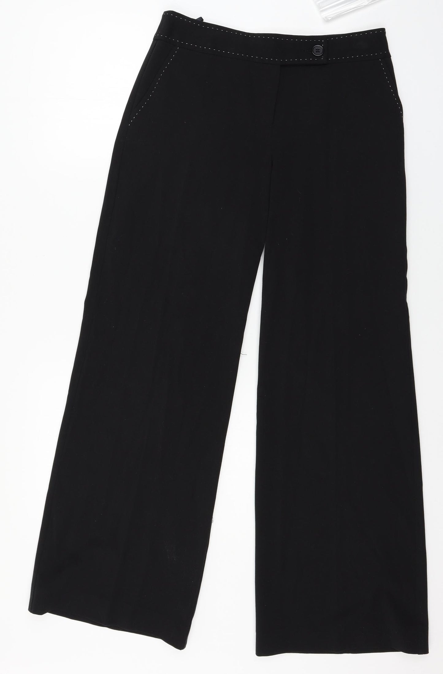 NEXT Womens Black   Trousers  Size 8 L29 in