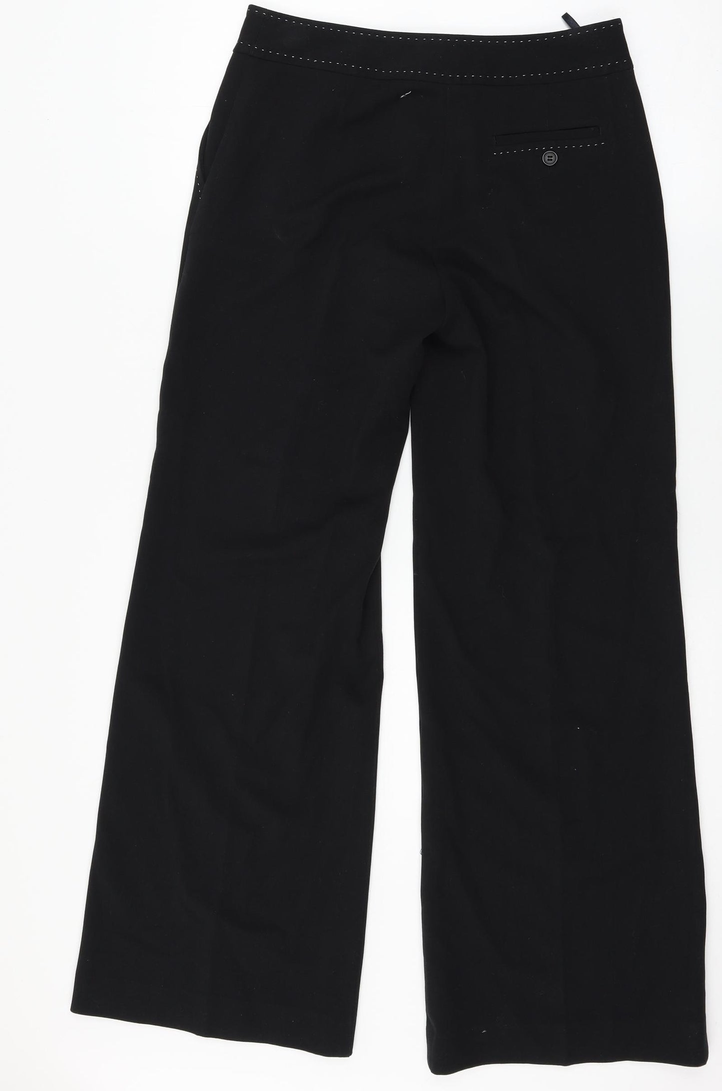 NEXT Womens Black   Trousers  Size 8 L29 in