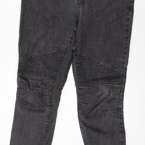 Planet Womens Grey  Denim Straight Jeans Size 14 L28 in